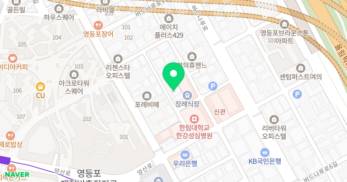 토방트윈빌(B) 위치 지도 - 서울특별시 영등포구 버드나루로7길 12-12