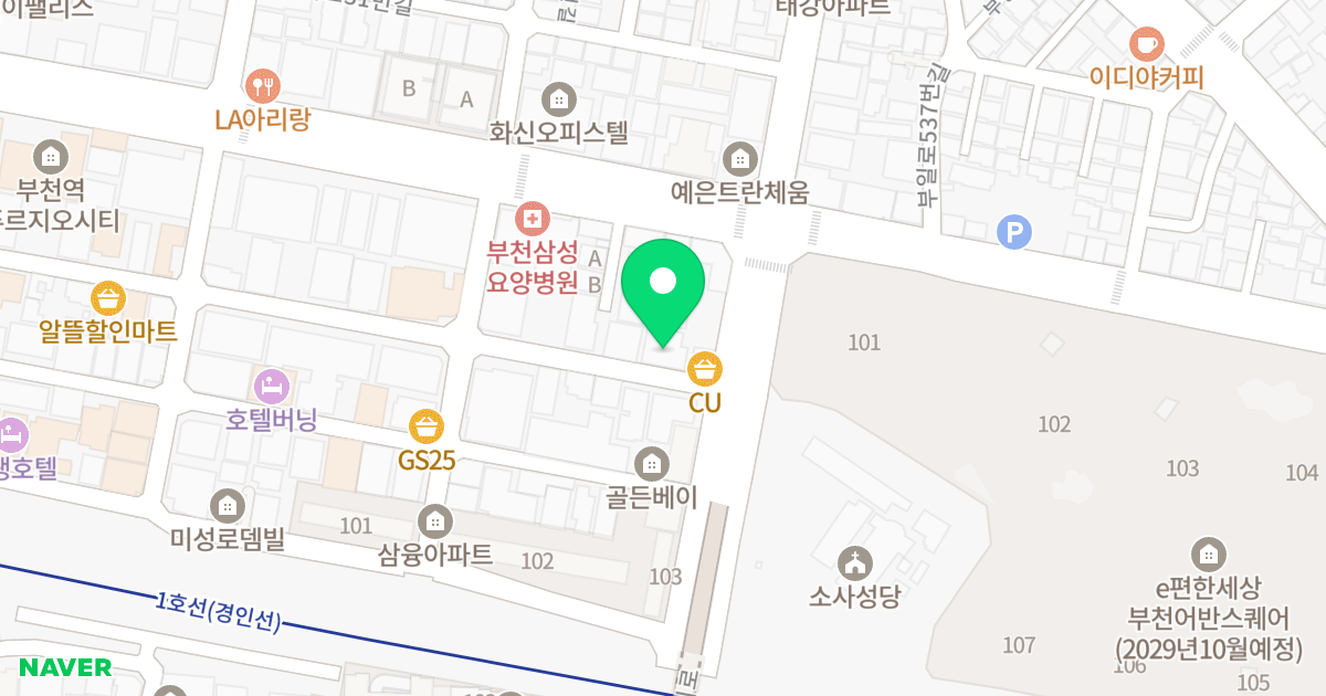 (129-5) 위치 지도 - 경기도 부천시 원미구  6