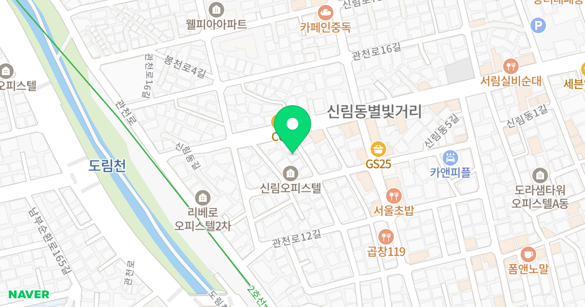 (1459-21) 위치 지도 - 서울특별시 관악구 신림동길 31-4