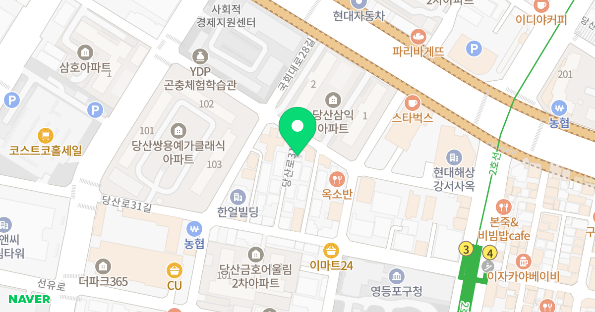 NR GALLERY 위치 지도 - 서울특별시 영등포구 당산로31길 18-14