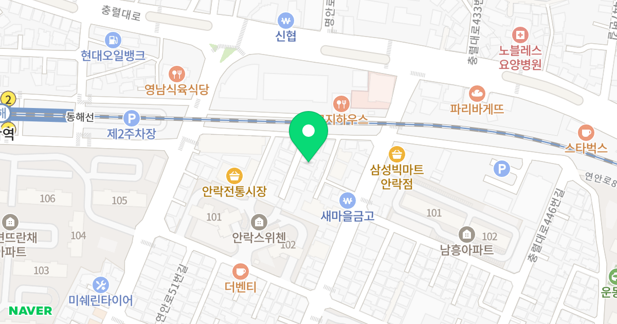 시티빌 위치 지도 - 부산광역시 동래구 연안로81번길 93-5