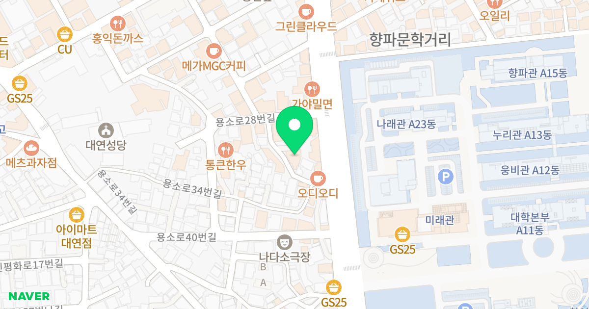 더원팰리스 위치 지도 - 부산광역시 남구 용소로34번길 6-6