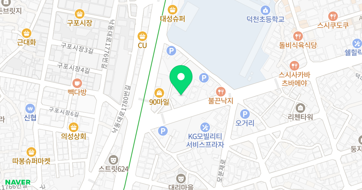 위너스빌 위치 지도 - 부산광역시 북구 덕천로 5