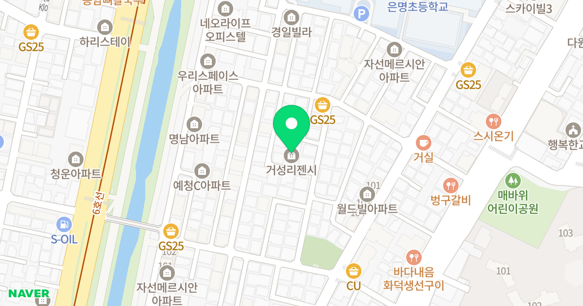 거성리젠시 위치 지도 - 서울특별시 은평구 응암로29길 15-12