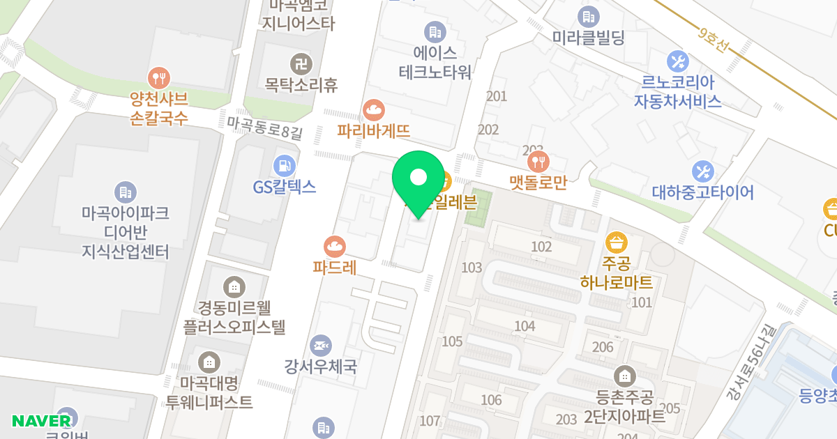 뉴스토리오피스텔 위치 지도 - 서울특별시 강서구 강서로56가길 145
