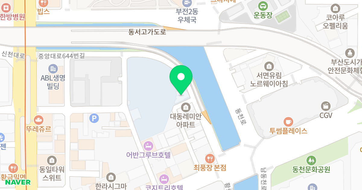 대승메종더어반 위치 지도 - 부산광역시 부산진구 중앙대로644번길 60-4
