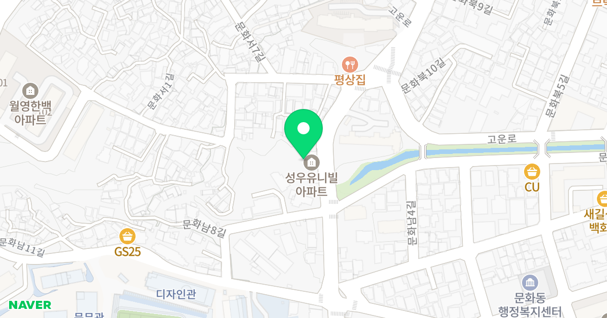 성우유니빌 위치 지도 - 경상남도 창원시 마산합포구 월영북로 61