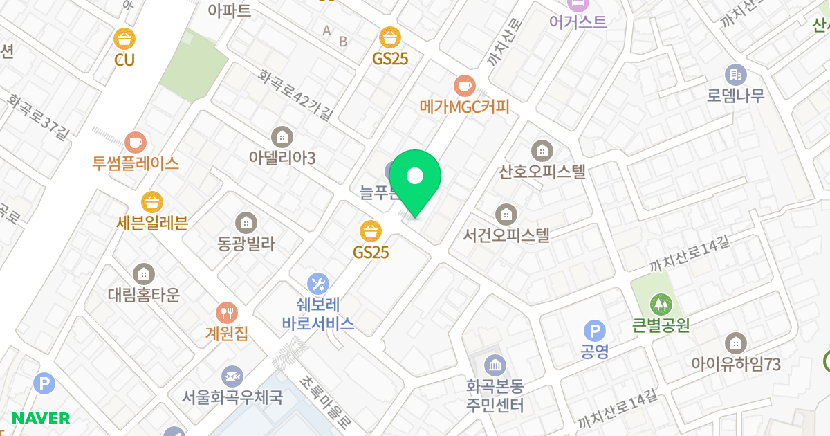 아가도스 오피스텔 위치 지도 - 서울특별시 강서구 까치산로 72