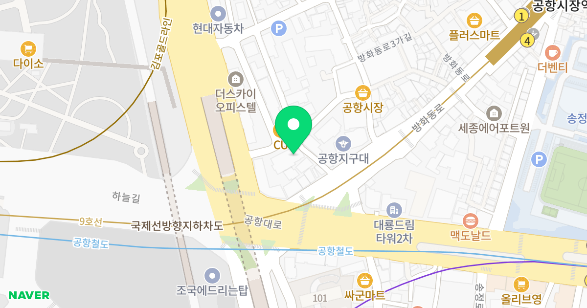 벤처오피스텔 위치 지도 - 서울특별시 강서구 개화동로31길 8