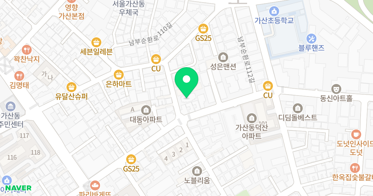 라비앙 케슬 위치 지도 - 서울특별시 금천구 시흥대로153길 68-6