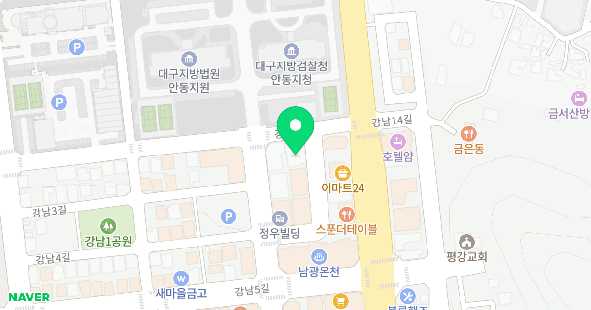 (244-2) 위치 지도 - 경상북도 안동시 정하동 244-2