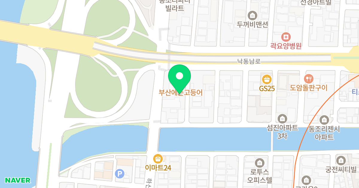 1 위치 지도 - 부산광역시 사하구 하단동 894-12