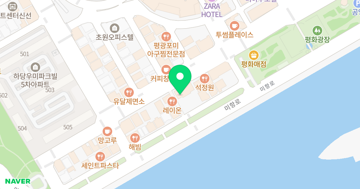 건국샹제리제2 위치 지도 - 전라남도 목포시 평화로 52