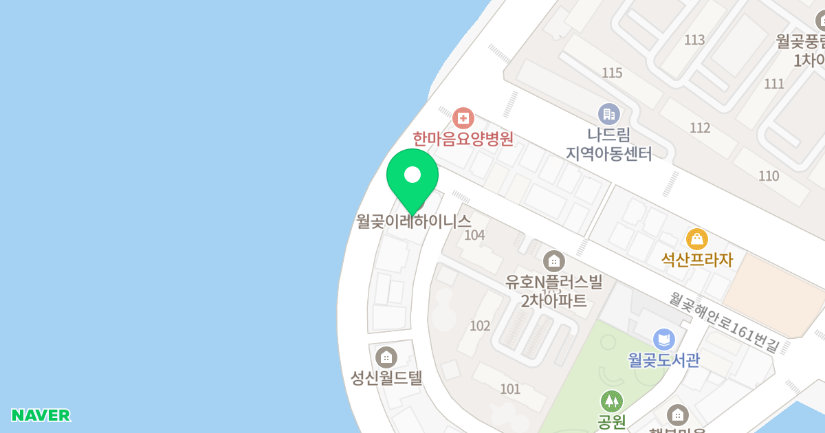 월곶이레하이니스 위치 지도 - 경기도 시흥시 월곶동 1013-1