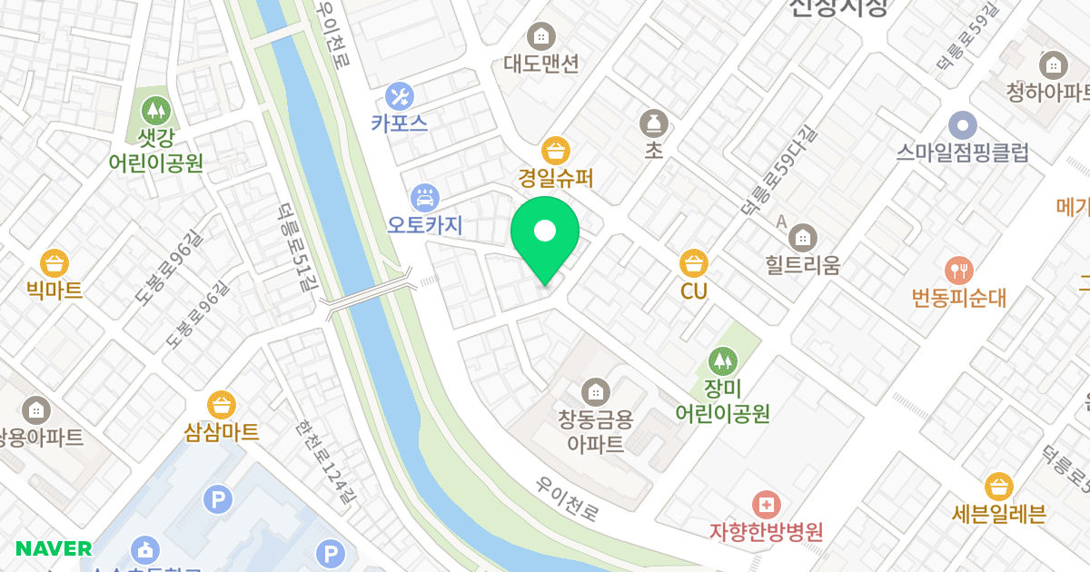(585-113) 위치 지도 - 서울특별시 도봉구 창동 585-113