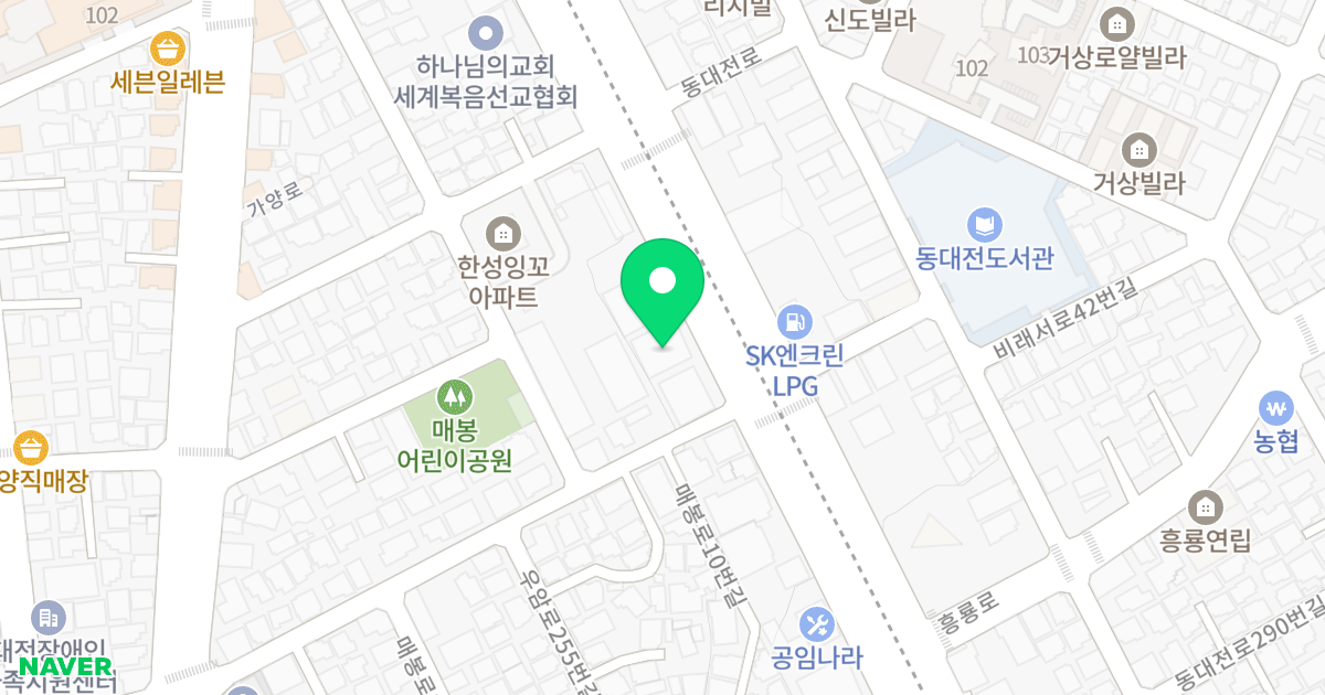 (429-5) 위치 지도 - 대전광역시 동구 가양동 429-5