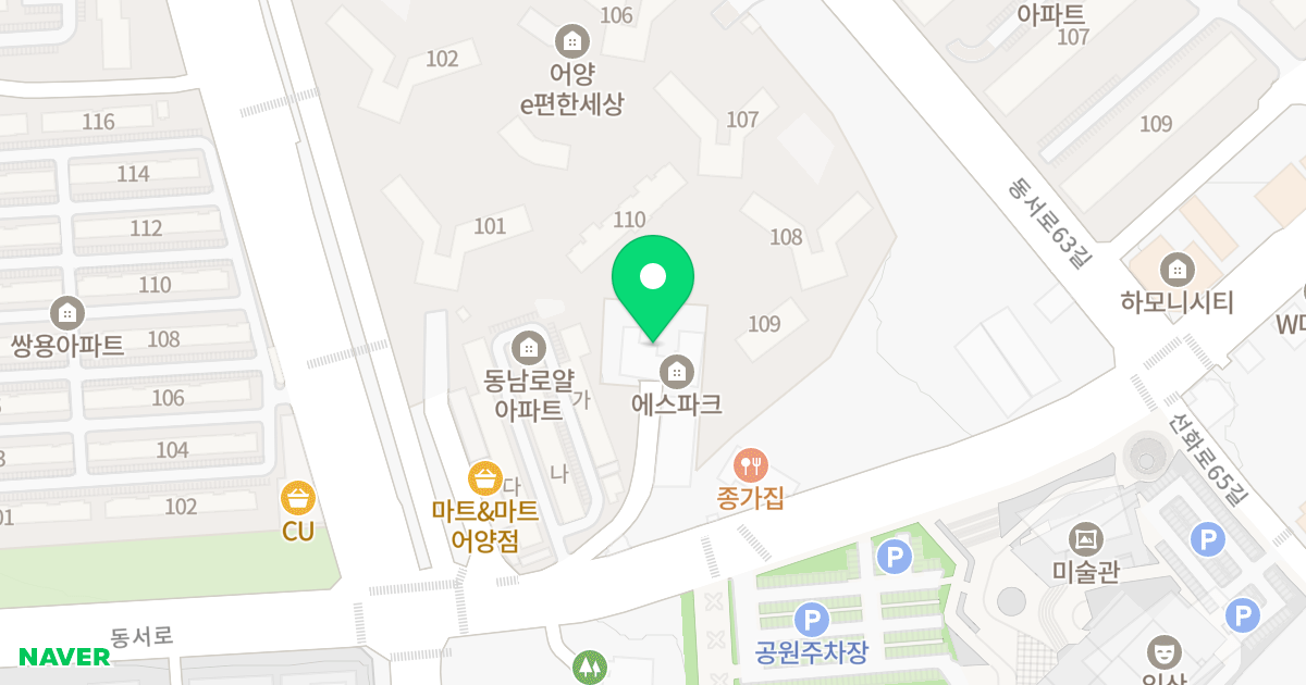 에스파크 위치 지도 - 전북특별자치도 익산시 동서로 467
