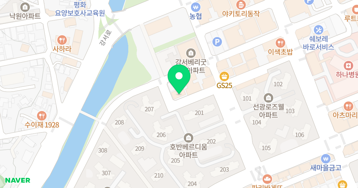 레지던스 마리 위치 지도 - 충청북도 청주시 흥덕구 서현중로 53-2