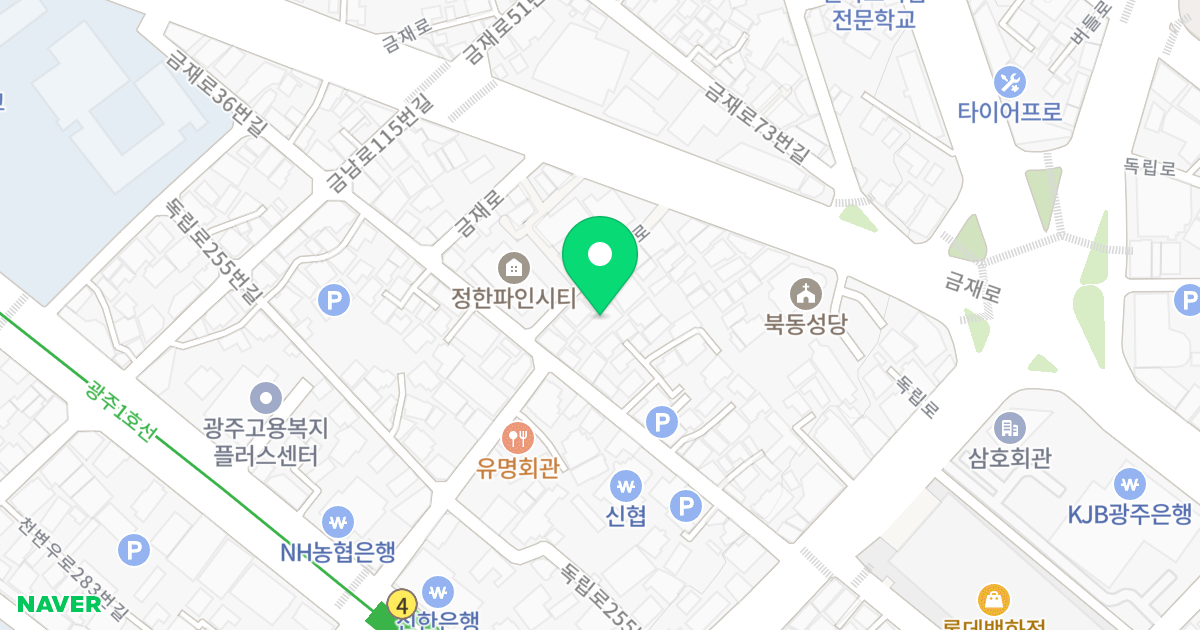 (56-2) 위치 지도 - 광주광역시 북구 금재로36번길 47-8