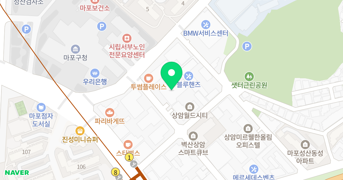KCC상암스튜디오380 위치 지도 - 서울특별시 마포구