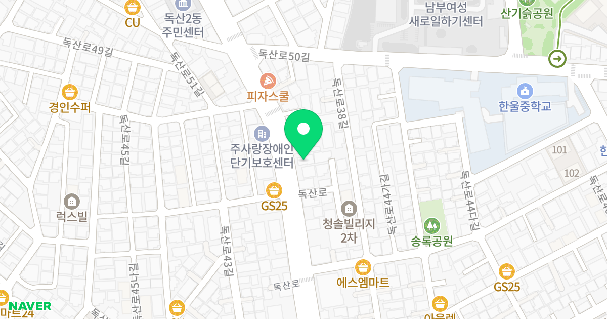 (789-34) 위치 지도 - 서울특별시 금천구 독산로 162-1