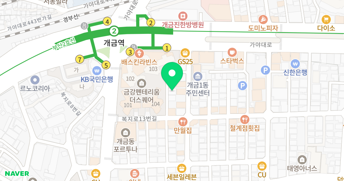 참좋은하우스 위치 지도 - 부산광역시 부산진구 복지로13번길 17-10