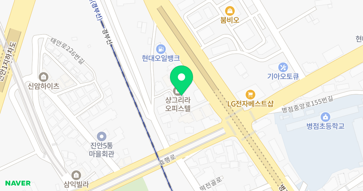 샹그리랴(545-8) 위치 지도 - 경기도 화성시 떡전골로 140-3