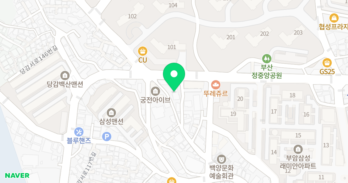 정현선라이즈 위치 지도 - 부산광역시 부산진구 당감서로94번길 36