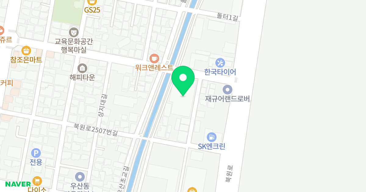 원주퍼스티지더올림 위치 지도 - 강원특별자치도 원주시 상지대길 9