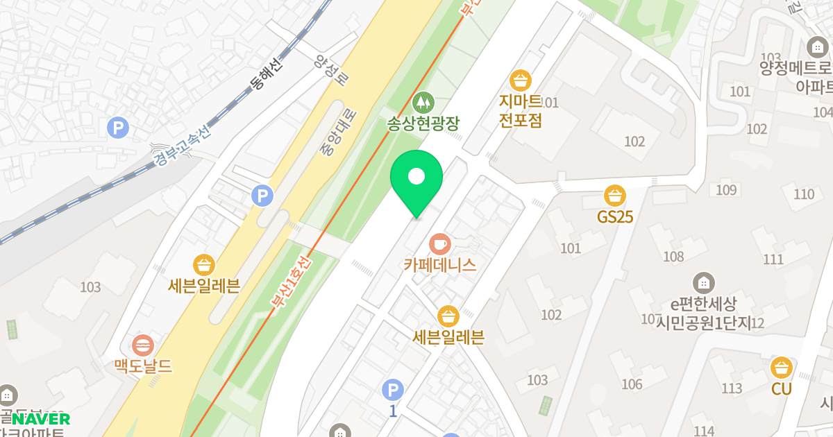 (143-3) 위치 지도 - 부산광역시 부산진구 중앙대로 842