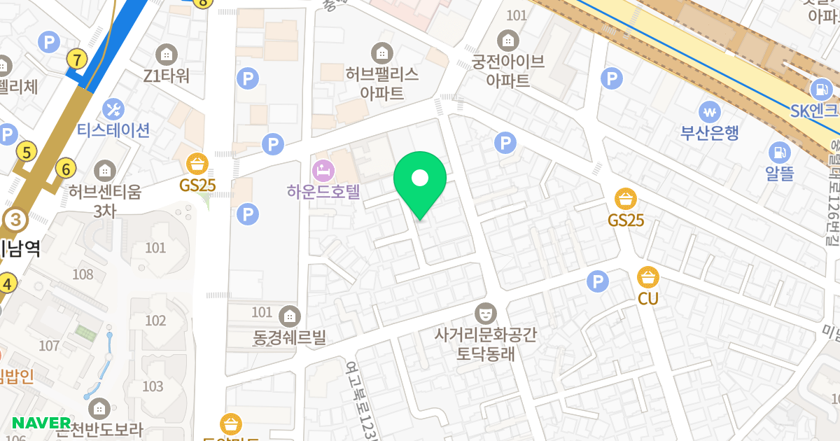 현준빌 위치 지도 - 부산광역시 동래구 충렬대로100번가길 9-5