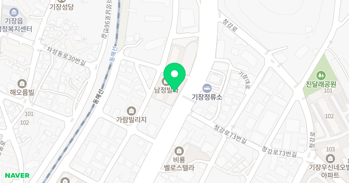 삼영코스모타워 위치 지도 - 부산광역시 기장군 기장읍 기장대로 495