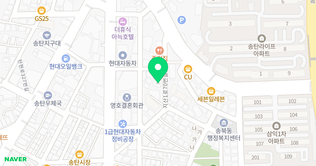 성원오피스텔 위치 지도 - 경기도 평택시 지산1로70번길 19