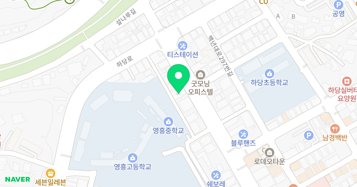 21세기오피스텔 위치 지도 - 전라남도 목포시 교육로 107