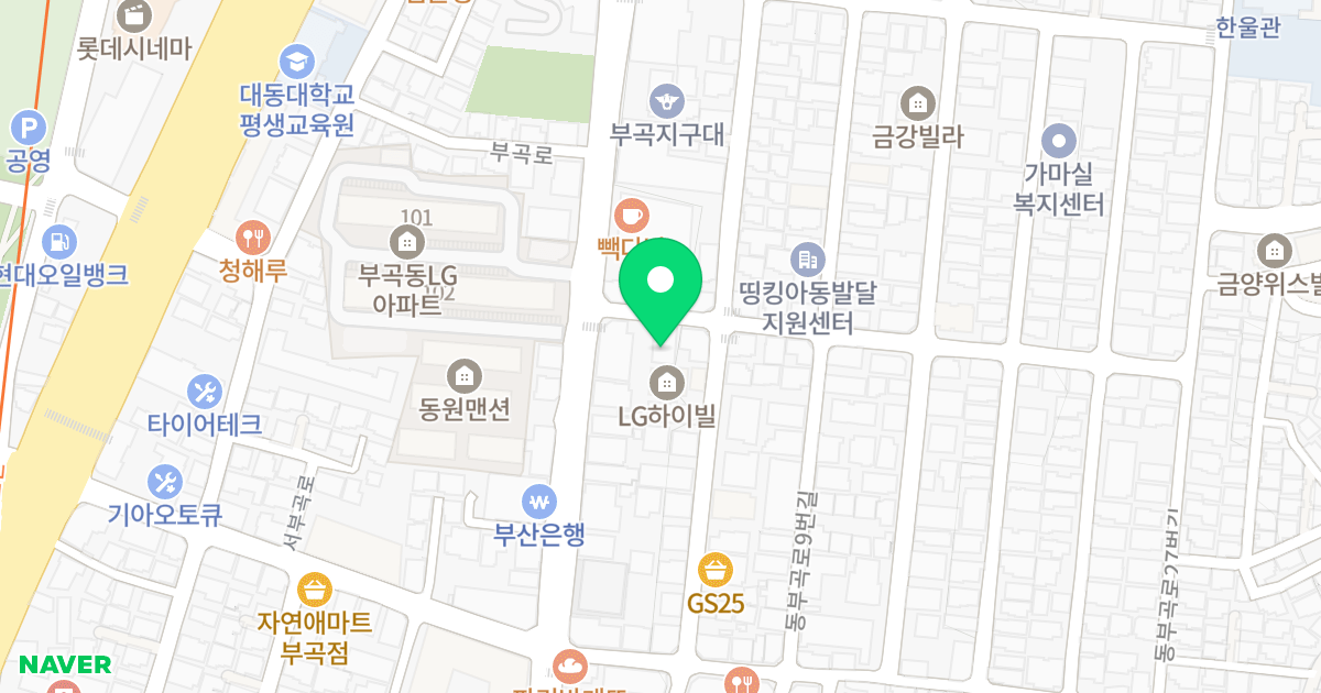 아이콘6차 위치 지도 - 부산광역시 금정구 부곡로126번길 8