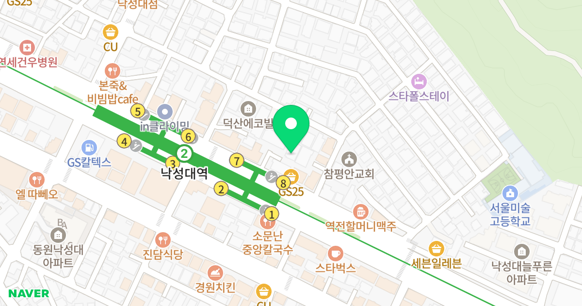 (1687-20) 위치 지도 - 서울특별시 관악구 남부순환로 1935-5