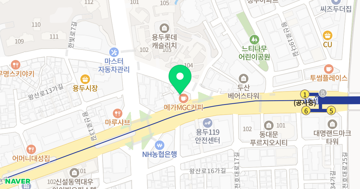 바인르미에르 위치 지도 - 서울특별시 동대문구