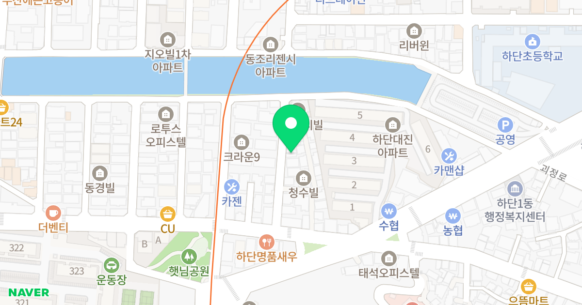 주건축물제1동(605-4) 위치 지도 - 부산광역시 사하구 동매로29번길 16