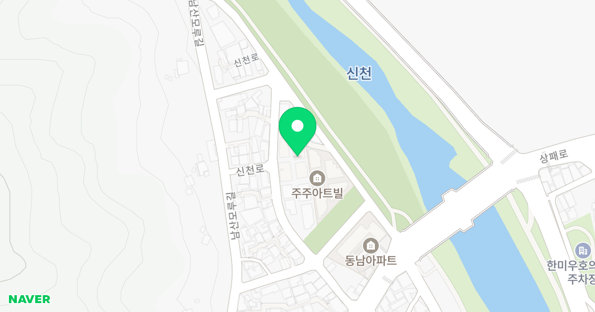 모드니빌 위치 지도 - 경기도 동두천시 신천로 22