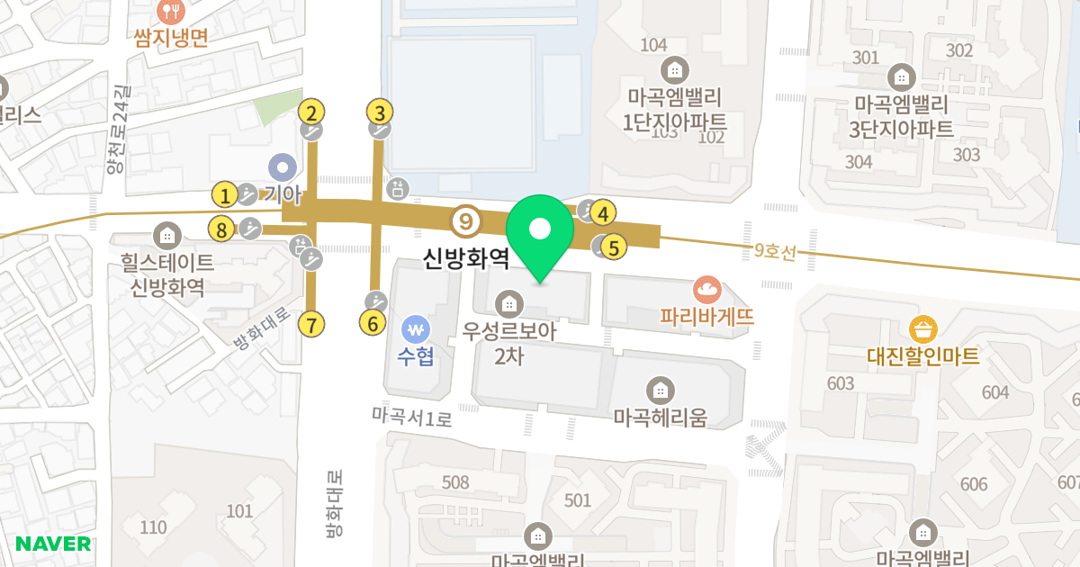 우성르보아투 위치 지도 - 서울특별시 강서구