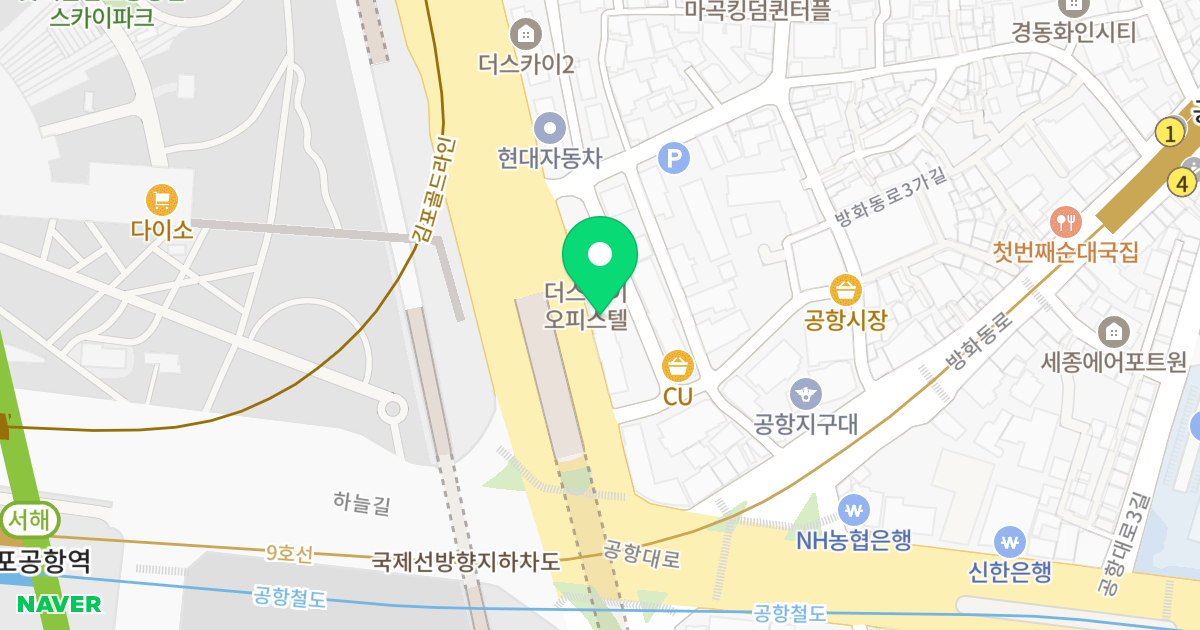(620-214) 위치 지도 - 서울특별시 강서구 개화동로 561