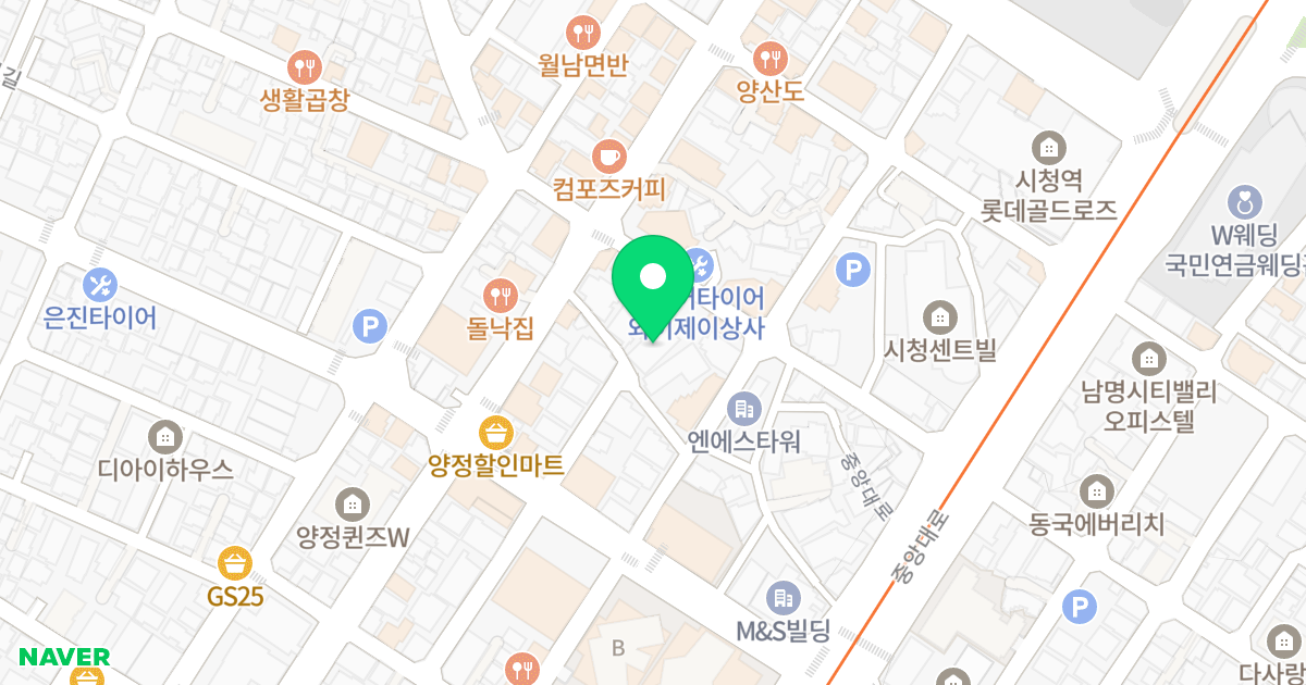 디아이하우스 위치 지도 - 부산광역시 부산진구