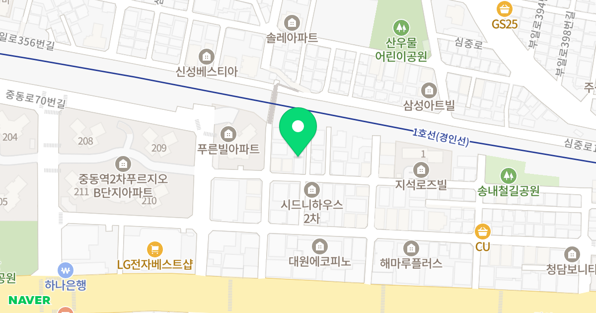 성도리치빌6차 위치 지도 - 경기도 부천시 소사구 경인로137번나길 7