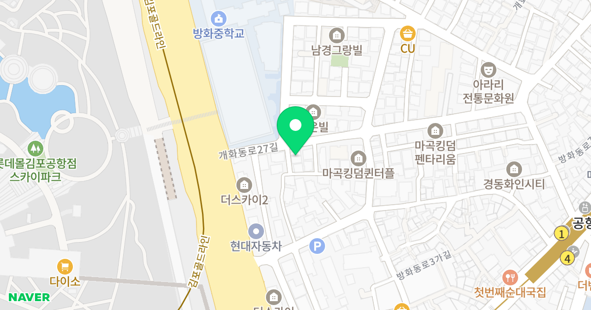 예지오피스텔 위치 지도 - 서울특별시 강서구 개화동로27길 14