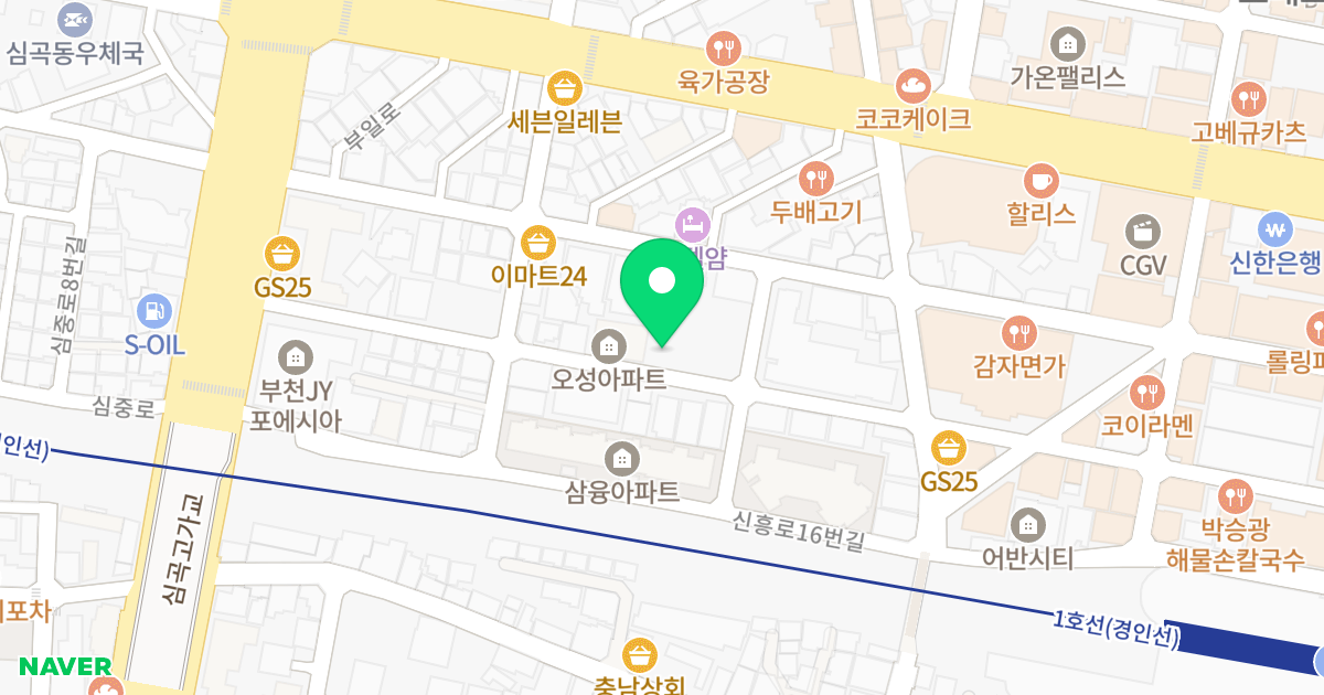 동진오피스텔 위치 지도 - 경기도 부천시 원미구  39