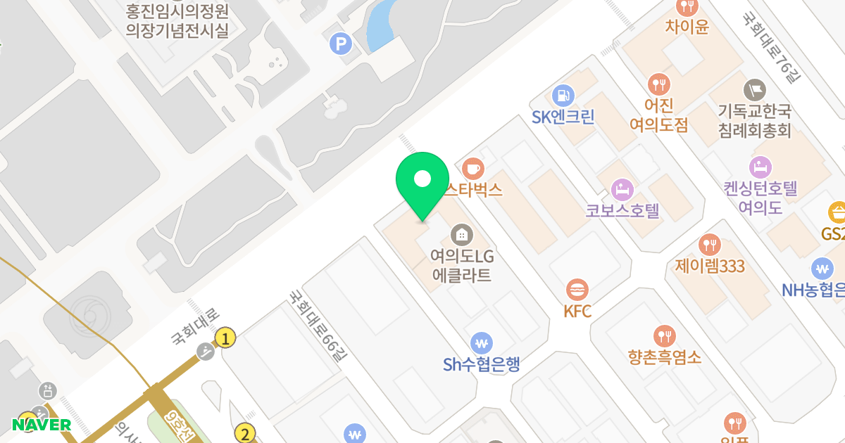 엘지여의도에클라트 위치 지도 - 서울특별시 영등포구 국회대로 780