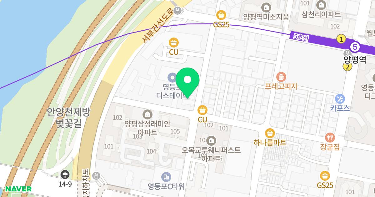 디에이원파크 위치 지도 - 서울특별시 영등포구 영등포로3길 15