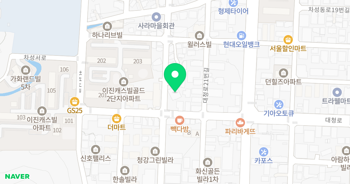 (265) 위치 지도 - 부산광역시 기장군 기장읍 대청로13번길 8