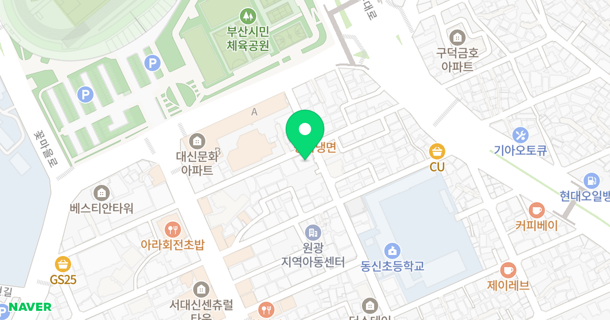 (202-1) 위치 지도 - 부산광역시 서구