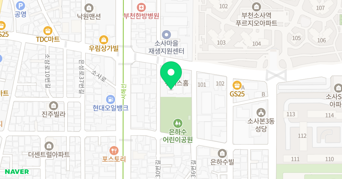 라비하우스 위치 지도 - 경기도 부천시 소사구  9